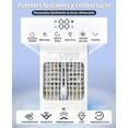 thumbnail image 3 of NTELOCO Aire Acondicionado Portatil Enfriador de Airecon Pantalla LED, con 900 ml de Tanque de Agua, Adecuado para Hogar, Oficina, Aire Acondicionado para Auto, Exteriores, 3 of 5