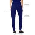 thumbnail image 2 of Landau ProFlex Tailored Fit Stretch 7-Pocket Jogger Scrub Pants for Women 2030, 2 of 5