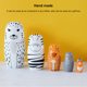 thumbnail image 4 of Muñecas rusas ANGGREK de deseos anidadas 5 uds de animales hechas a mano leopardo de copo de nieve madera, 4 of 8