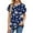 White Flower, variant on SWQZVT Womens Tops Short Sleeve Summer Casual Basic Round Neck T Shirts for Women Casual Tees for Ladies Women Top Dark Blue M