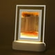 thumbnail image 1 of Ganfancp Arena En Movimiento de Pintura de Arte Luz de La Noche, Sandscape Moving Sand Picture con Led Cuadrados de Vidrio Que Fluye de Arena Relajante Pantalla de Escritorio de Arte para El Hogar Of, 1 of 6