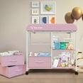 thumbnail image 5 of G TALECO GEAR Baby Changing Table, Portable Diaper Changing Station with Wheels, Nursery Organizer for Newborn and Infant, Pink, 5 of 8
