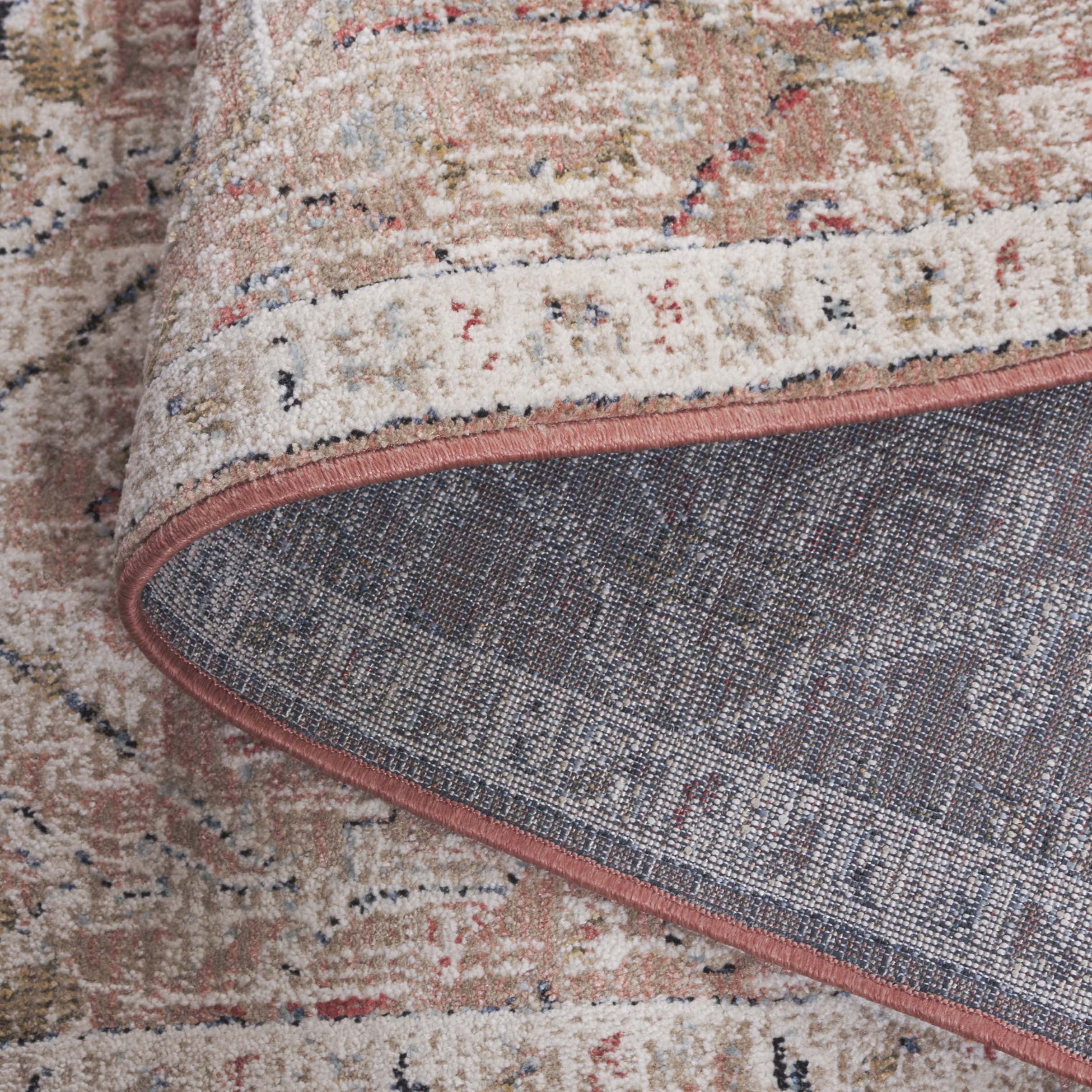 SAFAVIEH Vivaldi Jules Abstract Area Rug, Rust/Ivory, 5'3" x 7'6"