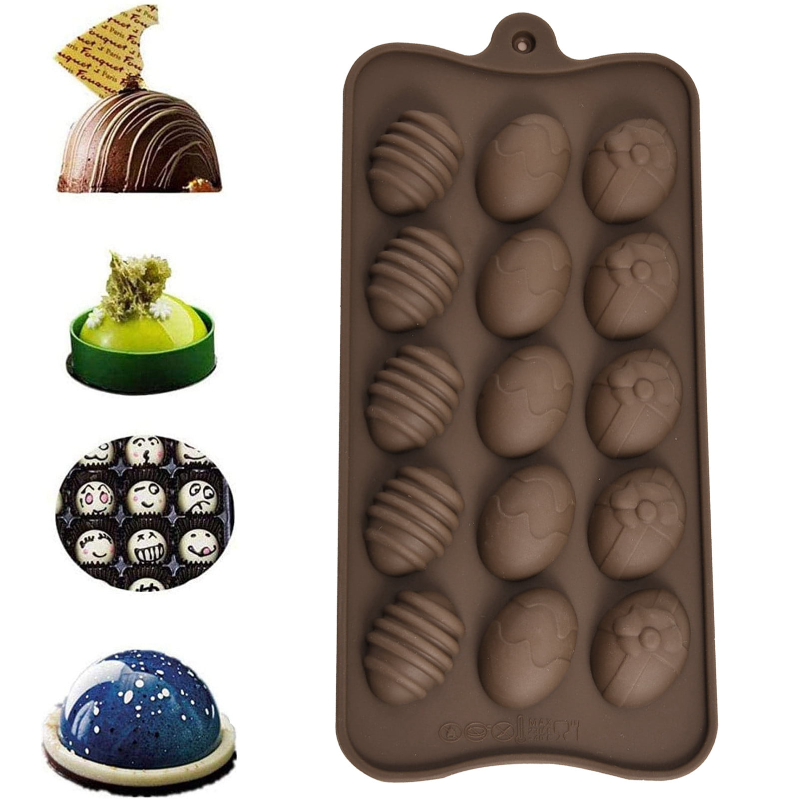 Egg Soap Mould Silicone Candle Making Tools Cake Baking DIY Chocolate Candy 