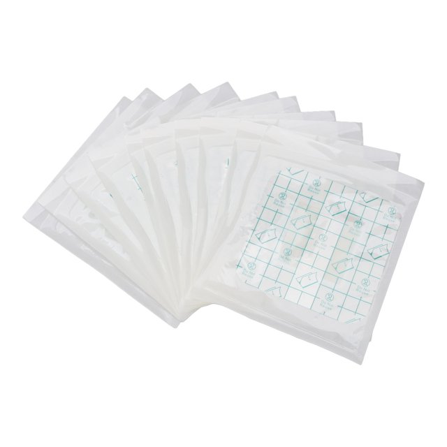 Apegado Hidrocoloide, Parche de Aderezo Hidrocoloide de Ángulo Recto Altamente absorbente 10 piezas flexibles para lashes hisidas de quemaduras