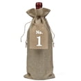 thumbnail image 4 of NICEXMAS 10pcs Rustic Burlap Table Number Wine Tags for Wedding Party Decorations and Event Planners, 4 of 4