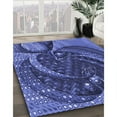thumbnail image 2 of Ahgly Company Indoor Rectangle Patterned Light Slate Blue Area Rugs, 5' x 8', 2 of 6