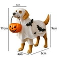 thumbnail image 3 of Cute Halloween Dog Pumpkin Bowl Figurine Desktop Decoration Festive Party Ornament, 3 of 3