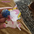 thumbnail image 3 of 50PCS Easter Decors Rabbits Lollipop Cards Cartoon Animal Unicorn Candy Lollipop Cards Birthday Party Decorations Kids Favors, 3 of 6