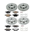 thumbnail image 3 of Power Stop Front and Rear Stock Replacement Brake Pad and Rotor Kit KOE4494, 3 of 8
