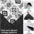 thumbnail image 3 of Black Geometric Triangle Diamond Pattern Kitchen Rugs Sets Of 3,Kitchen Runner Rugs Non Skid Washable,Decorative Kitchen Floor Mats for Kitchen,Sink,Laundry,17"x30"+ 17"x47" + 17"x59", 3 of 6
