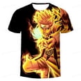 thumbnail image 2 of Japanese Boy Naruto Anime T-shirt, Fashionable Short Sleeved Shirt Children's Leisure Cool Kakashi Summer 3d Printed Boy T-shirt140 Gao Jinjia LED, 2 of 2