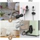 thumbnail image 1 of Juegos Organizador de cables de cocina Dispositivo de gestión de cables Abrazadera de fijación de cable de alimentación Soporte de cable de enchufe montado en la pared de cocina, almacenamiento d, 1 of 5