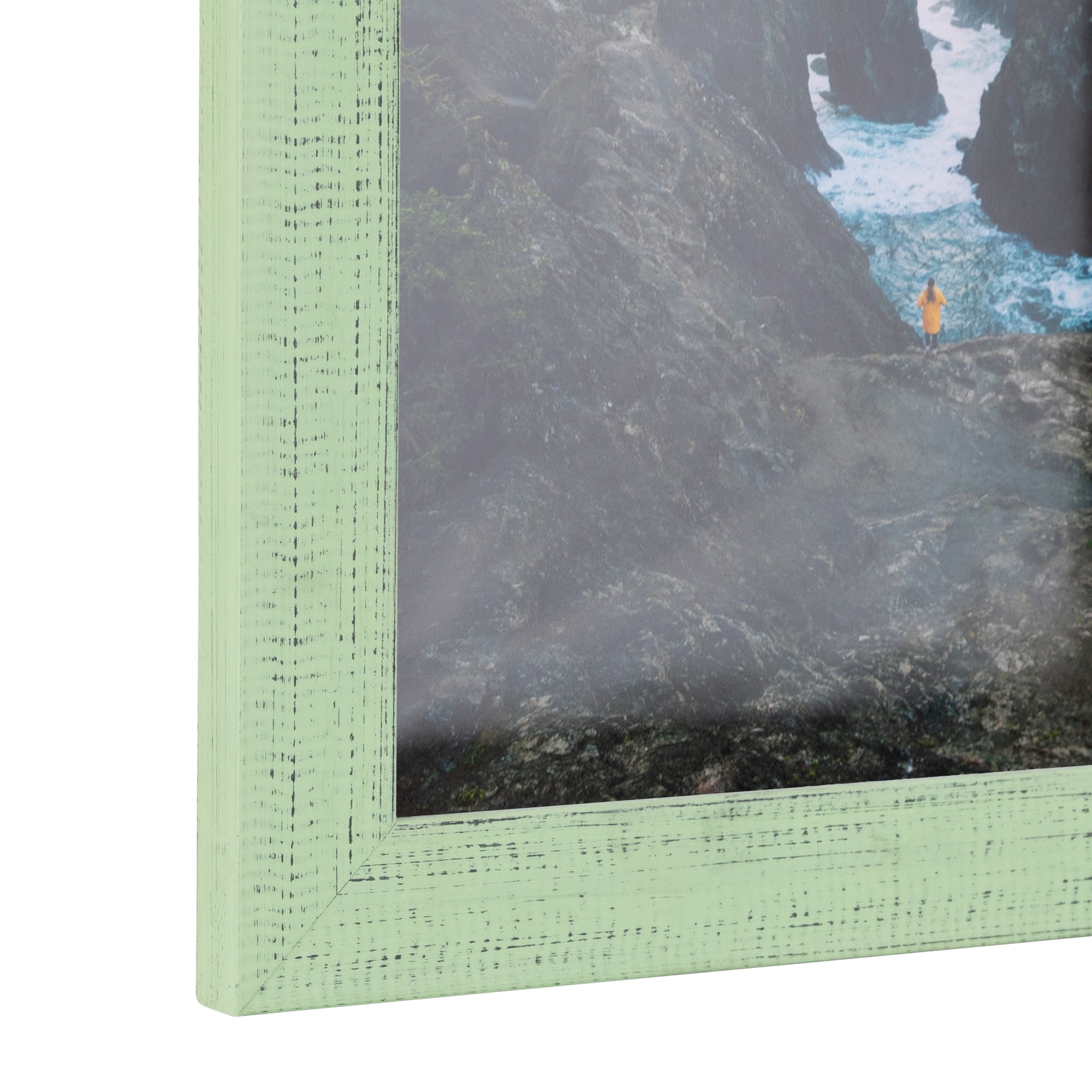 ArtToFrames 18" x 24" Pale Green Picture Frame, 18x24 inch Green Wood Poster Frame (WOM-4605),  Pack