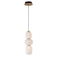 thumbnail image 1 of ET2 Lighting E25067-92BKGLD Soji LED 3-Light Pendant - Black & Gold, 1 of 1