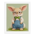 thumbnail image 5 of Paint by Numbers Kit for Adults, Cute Bunny With Glasses Bowtie Paint by Numbers, Easy Paint by Numbers Kit for Adults Beginner, DIY Adult Paint by Number Kits on Canvas, Home Decor 12x16in, 5 of 7