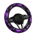 thumbnail image 6 of Uorisanigo Butterfly Car Steering Wheel Protector Purple Steering Wheel Cover for Women Easy to Install Car Wheel Covers for Winter Breathable Car Accessories Fits Most Vehicle Gift for Friends, 6 of 8