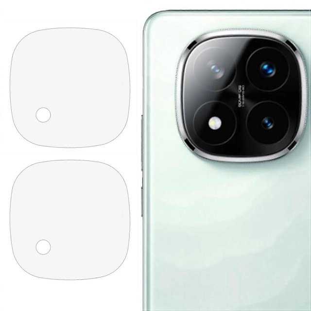 2PCS For Xiaomi Redmi Note 14 Pro+ 5G Camera Lens Protector 2.5D Tempered Glass Lens Film