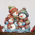 thumbnail image 3 of Snowman's Family Holiday Door Decor by G. Debrekht - Christmas Decor - 8611057H, 3 of 11