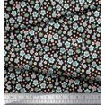 thumbnail image 2 of Soimoi Moss Georgette Fabric Tortoise,Rabbit & Panda Kids Print Sewing Fabric Yard 42 Inch Wide, 2 of 3
