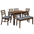 thumbnail image 1 of Comedor 4 Sillas 1 Banca Varese - Nogal, 1 of 2