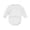 White, variant on Zpanxa Newborn Onesies Girl Cotton Long Sleeve Ruffle Cuff Bodysuit Light Blue 9-12 Months