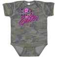 thumbnail image 3 of Inktastic Big Sister with Polka Dots Girls Baby Bodysuit, 3 of 5