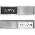 thumbnail image 1 of Dishwasher Clean Dirty Sign, Clean Dirty Dishwashers Magnet, Magnet That Says Clean or Dirty for Dishwasher and Kitchen Organization, Easy to Read Non-Scratch Magnetic Silver Indicator Sign, 1 of 7