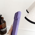 thumbnail image 4 of Slim Case for iPhone 16, 2MM Camera Lens Sliding Design Sleek Candy Colors Protective Cover with Military Grade Soft Lining Silicone Skin-Friendly Shockproof Case for iPhone 16, Purple, 4 of 10