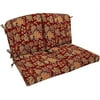 Cassie Palm Valley Love Seat Cushion, Cherry Red Floral
