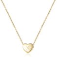 thumbnail image 1 of HAHDAXIA Collier Ras du Cou avec Pendentif Cœur Initiale en Argent Sterling 925 pour Femmes, 1 of 7