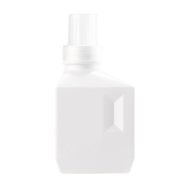 Botella de lavandería recargable Caja de almacenamiento de gran capacidad Contenedor de líquido reutilizable Blanco 400ml Yuyangstore Botella de detergente