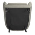 thumbnail image 4 of Weston Home Rhyl Mid-Century Modern Channel-Tufted Accent Chair, Grey, 4 of 8