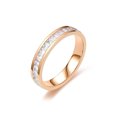 thumbnail image 1 of Qarigey Anillo de cristal para mujer, joyería de mano de compromiso exquisita, círculo de Metal con diamantes de imitación, decoración de vestir Ropa, zapatos y accesorios Miscelánea Oro Talla 5 Qarigey AP014468-06, 1 of 6