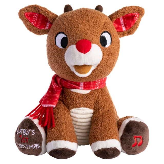 Animal de peluche KIDS PREFERRED Santa Claus Rudolph Musical de 20 cm