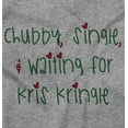thumbnail image 2 of Chubby Single Waiting on Kris Kringle Bodysuit Jumper Girls Infant Baby Brisco Brands 12M, 2 of 6