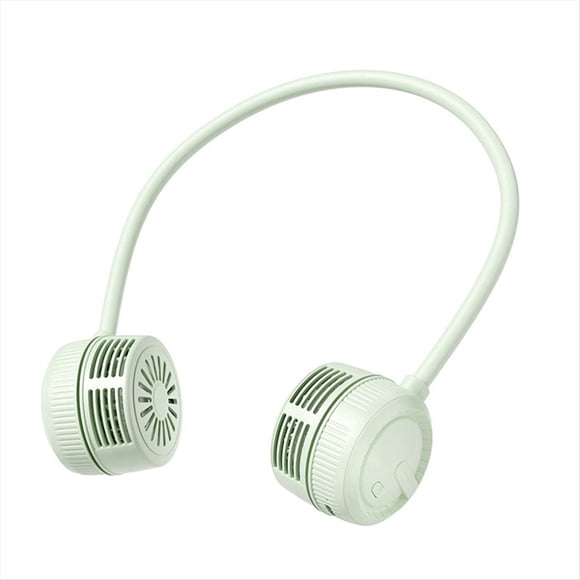 Ventilador de Cuello Portátil, Manos , Recargable, 3 Velocidades, Carga Rápida Tipo C, Diseño Plegable Silencioso, para Viajes, Deportes