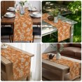 thumbnail image 5 of Spring Floral Table Runner 90 Inches Long,Dining Table Runners Dresser Scarves,Watercolor Botanical Flowers Rustic Orange Kitchen Coffee Tablerunner for Tabletop Party Holiday Wedding 13"x90", 5 of 8