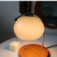 thumbnail image 3 of Lámpara calentadora de velas de vidrio para habitaciones acogedoras, UE 220 V, elegante bandeja de almacenamiento, lámpara de mesa, derretidor de cera aromática de madera retro, 3 of 8