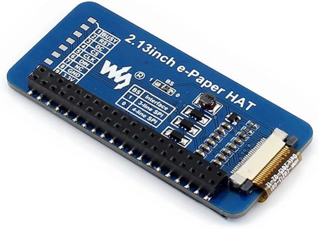 Tri-Color 2.13inch E-Ink Display Module Three-Color Resolution 212x104 3.3v E-Paper Electronic Screen Panel with Embedded Controller SPI Interface Fits /Arduino/STM32/Jetson Nano