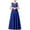 Blue, variant on breaise Bridesmaid Dresses for Girls Formal Dress Satin Straps Wedding Prom Gown A-Line