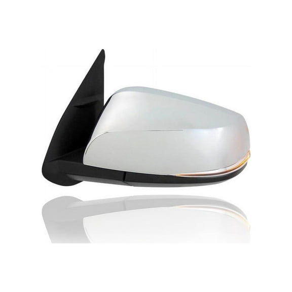 Door Mirror - Compatible/Replacement for '16-22 Toyota Tacoma Limited - Powered, Heated, With Signal Lamp & Blind Spot Detect, Chrome - Left Hand - Driver - 8794004250