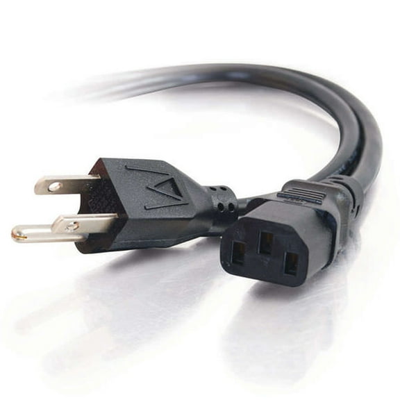 C2G 2ft 16 AWG Universal Power Cord (NEMA 5-15P to IEC320C13) (TAA Compliant)