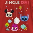 thumbnail image 2 of Girl's Disney Doorables Jingle On  Graphic Tee Red X Small, 2 of 5