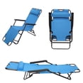 thumbnail image 4 of Zero Gravity Recliner Padded Patio Lounger Chair with Adjustable Headrest Support 350lbs, 4 of 11