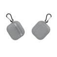 thumbnail image 5 of Funda de silicona Compatible con 3 2021, funda protectora completa para auriculares inalámbricos, funda antigolpes con mosquetón, 5 of 5