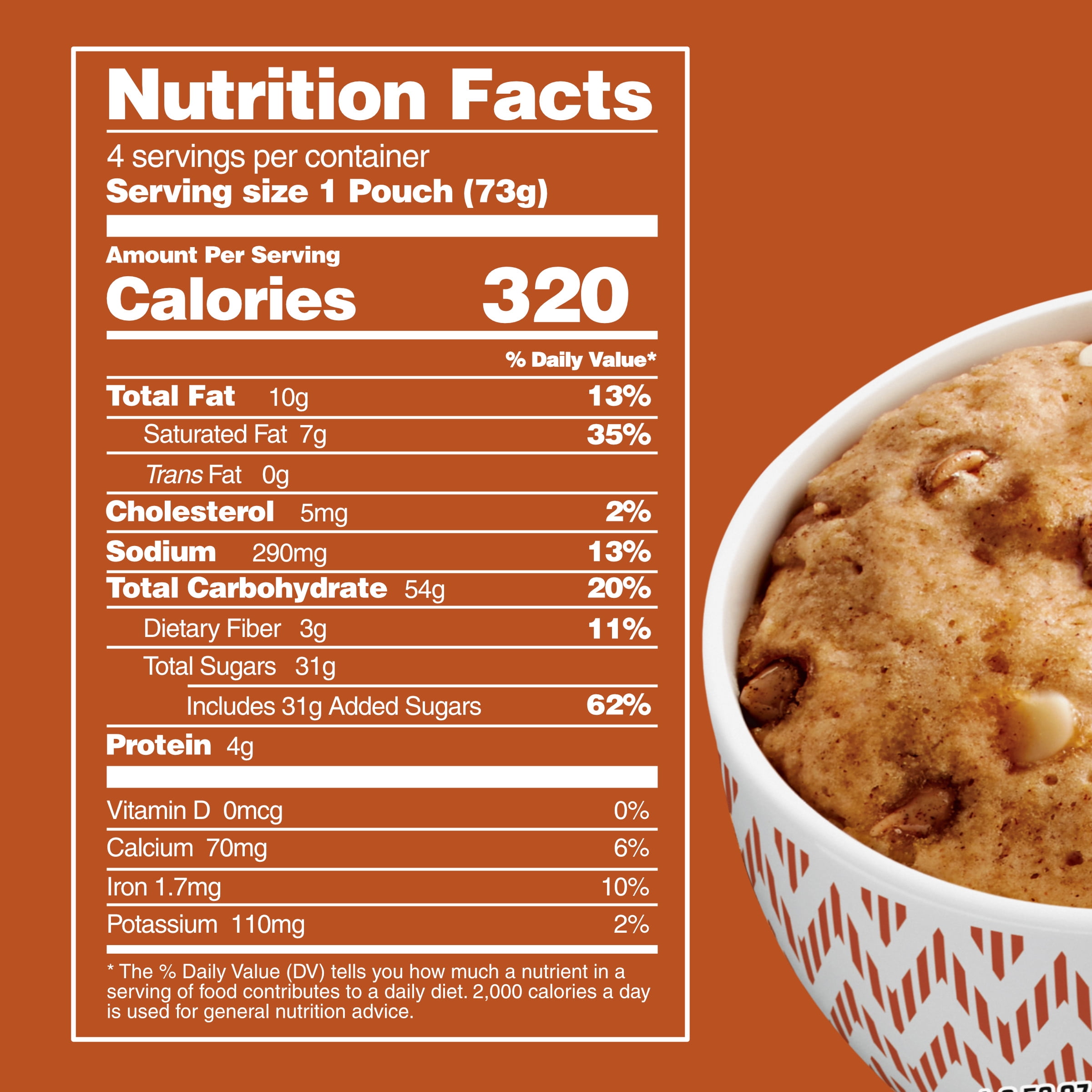 Duncan Hines Mug Cakes Cinnamon Coffee Cake Mix, 4 Pouches 10.3 OZ Box