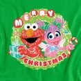 thumbnail image 2 of Sesame Street Merry Christmas Elmo And Abby Cadabby Unisex Adult T Shirt, Kelly Green, Small, 2 of 5