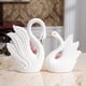 thumbnail image 1 of 2 figuritas de cisnes de cerámica, escultura de animales, colección de estatuas de cisnes de pareja, centro de mesa, decoración del hogar, regalo de Estilo C perfecl estatua del cisne, 1 of 8