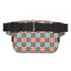 thumbnail image 3 of Disketp Colorful Checkered Riñonera de Doble Capa, Bolsa de Cintura Ajustable para Viajes, Correr y Senderismo, Riñonera Ligera para Hombre y Mujer, 3 of 9